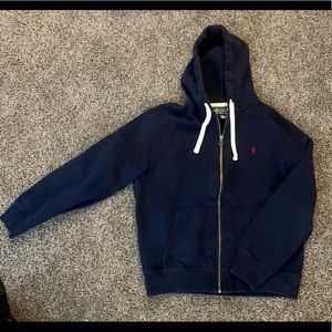 Men’s Polo by Ralph Lauren Blue Full Zip Hoodie